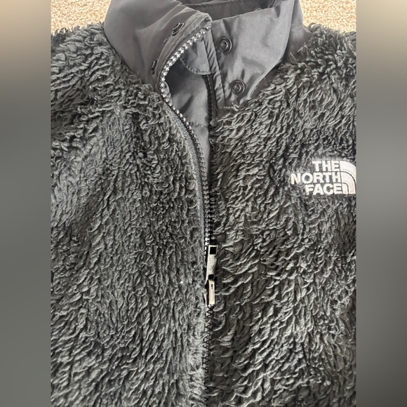 North Face Boy’s Reversible Puffer Sherpa Jacket Black Boy’s Large 12 - Picture 6 of 14